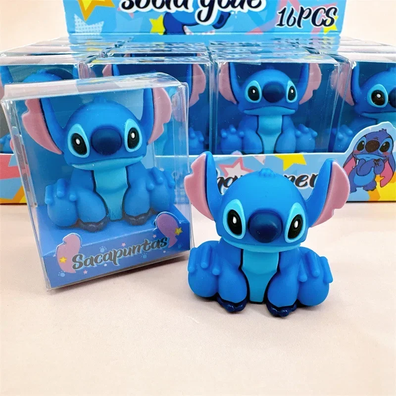 ** Cartoon Silicone Stitch Shape Pencil Sharpener Students Cute Cartoon Pencil Sharpener Pencil Sharpener Children's Stationery - view 2