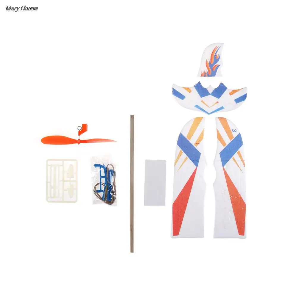 Hot DIY Elastic Rubber Band Powered Foam Plane Model Kit Aircraft Educational Toy