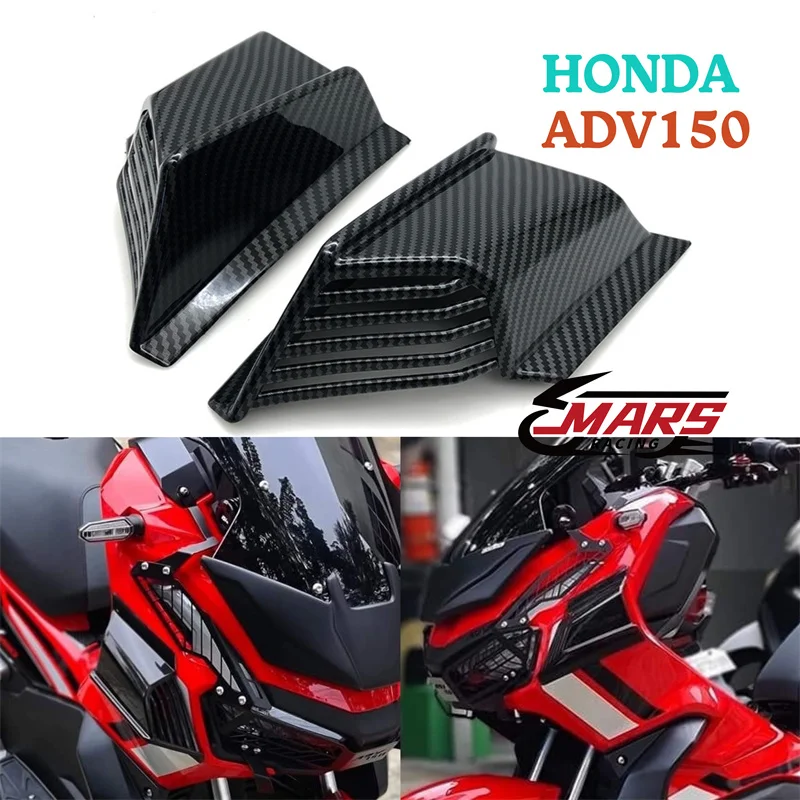 For HONDA ADV150 ADV 150 2019 2020 2021 2022 2023 Motorcycle accessories Front Side Winglet Spoiler Cover Fairing Protector Wing