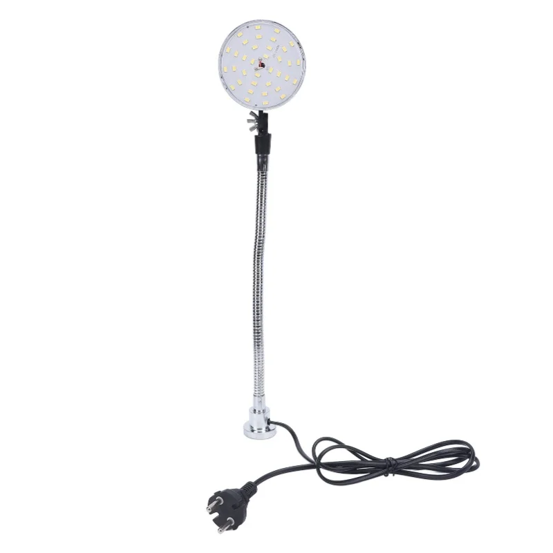 

LED Machine Light 30cm Flexible Gooseneck Magnetic Base Work Light For Lathe Workbench Workshop Industrial Lighting EU Plug