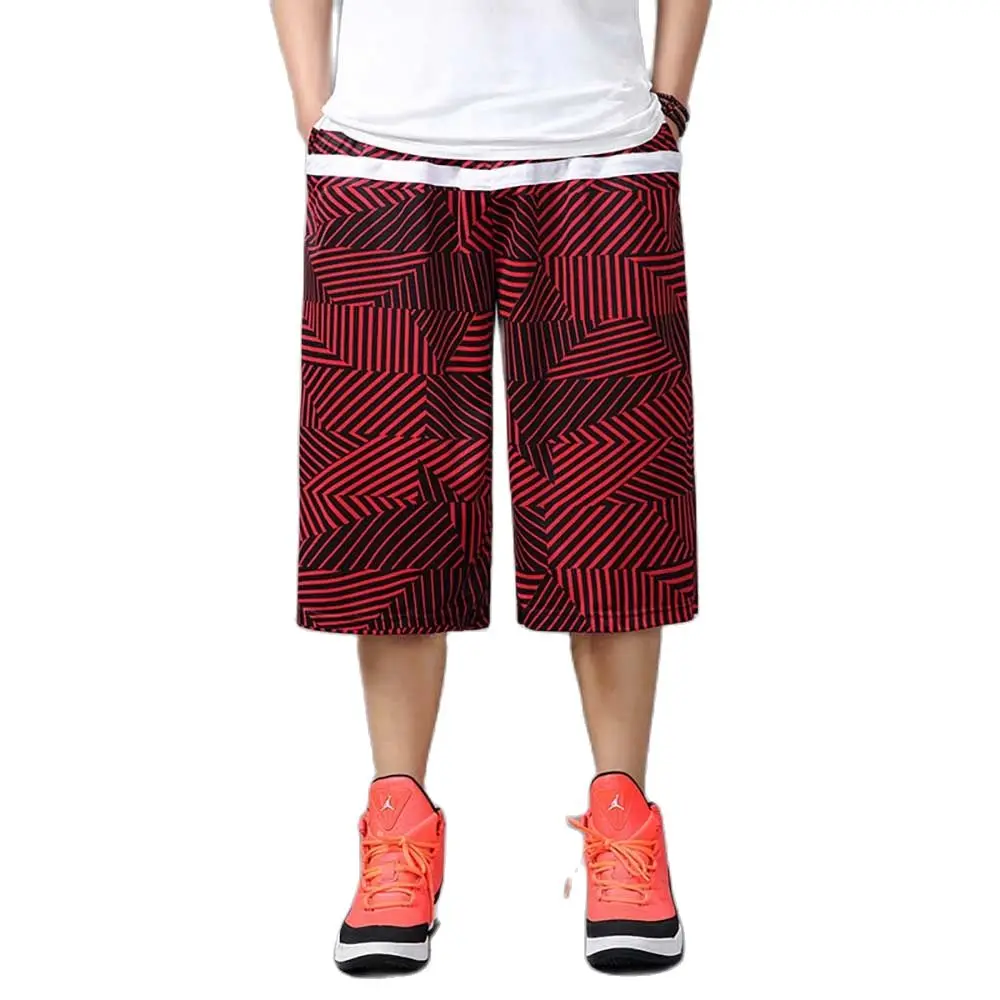 Summer Sportswear Shorts Men\'s Casual Boardshorts Loose Baggy Plus Size Hiphop Streetwear Harem Clothing