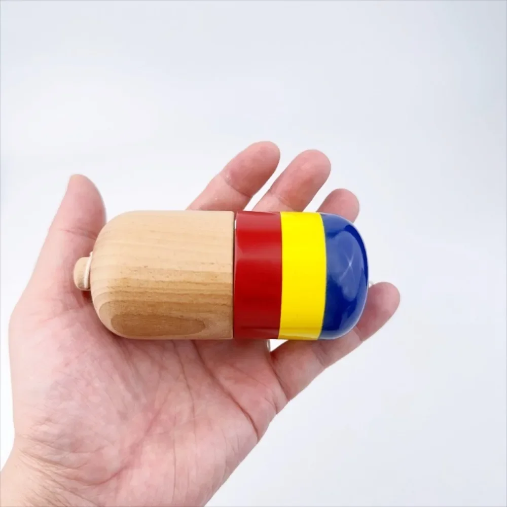 Kendama Skill Ball Trainer - Wooden Kendama Puzzle for Hand-Eye Coordination, Reflex Training & Tricks Tabletop Game