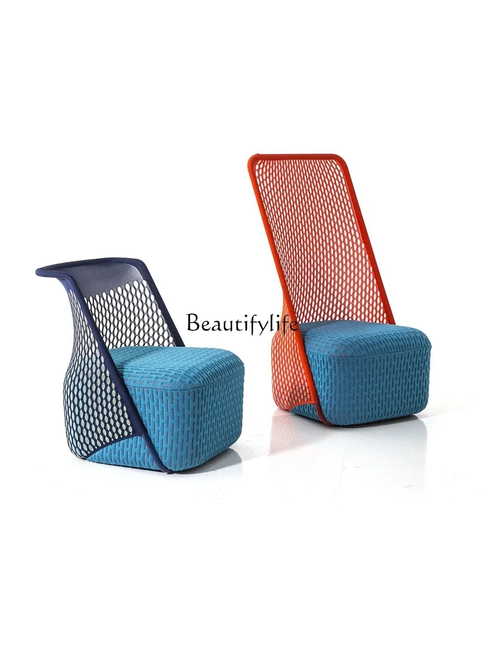 

ld6High and Low Back Single Leisure Chair Bedroom Creative Leisure Balcony Couch
