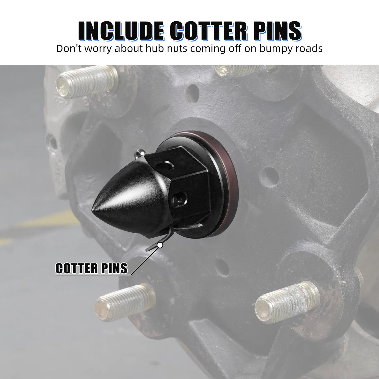 For Can-Am Maverick X3 Turbo Sport Trail Traxter HD MAX 2017-2021 NICECNC Front / Rear Hub Castle Nut Kit M20 X 1.5