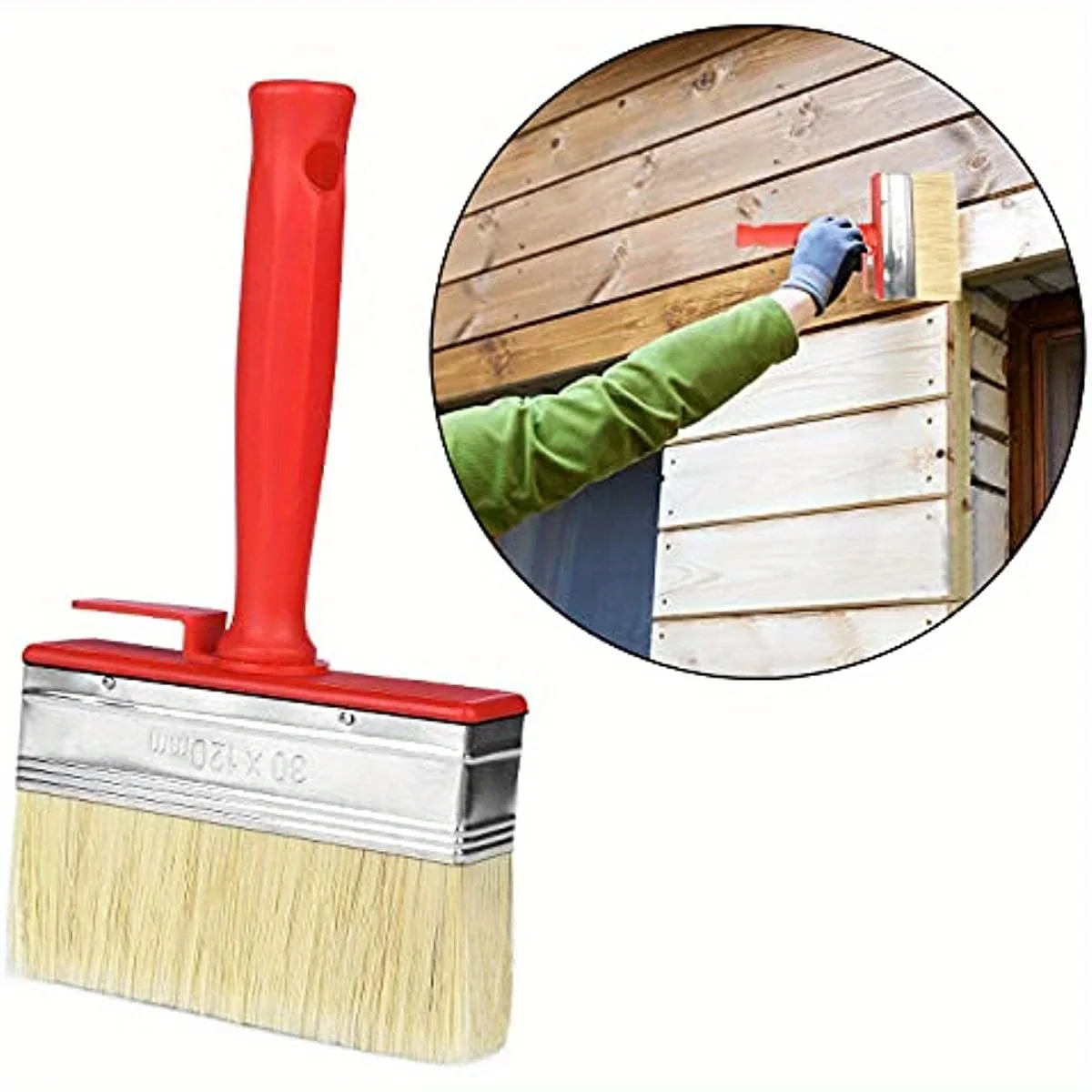 3pc Large Paint Brush, Ideal for Smooth and Even Coverage on Walls, Doors, Floors, and Wood Decoration!