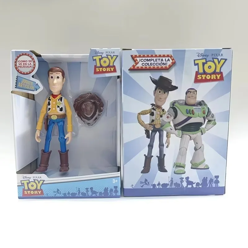 Woody Buzz Lightyear lindos figuras de acción Pixar Toy Story Anime modelo de dibujos animados colección de muñecos niños regalo de Navidad