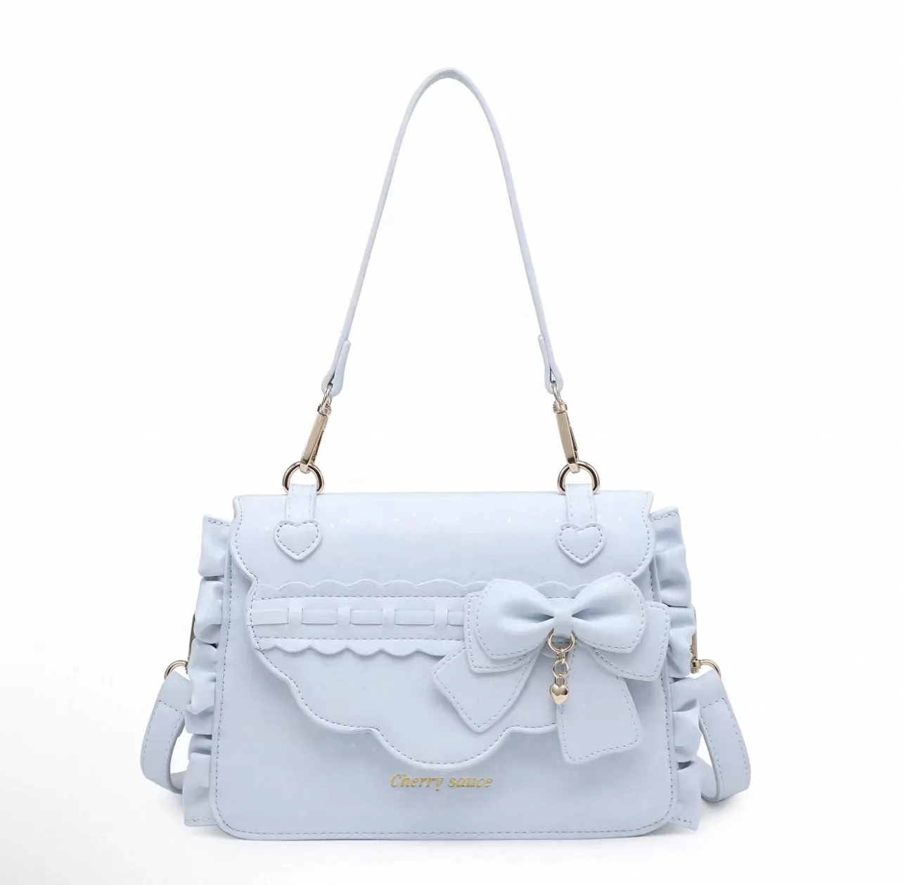 Japanese Lolita Bow Bag Original Classicbolsos Mujer Commuter Hand Bags for Women Square Sac Femme Elegant Bolsas Shoulder Bolso