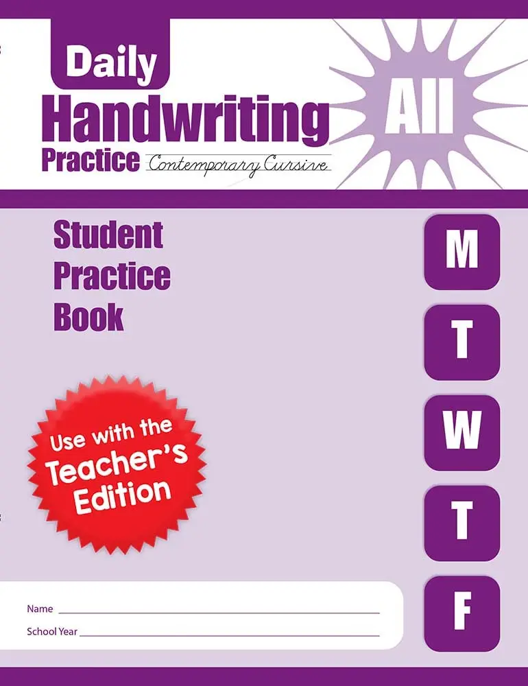 

Evan-Moor Daily Handwriting Practice CC SE Workbook,aged 5 6 7 8 9 10 11, English book 9781609633677