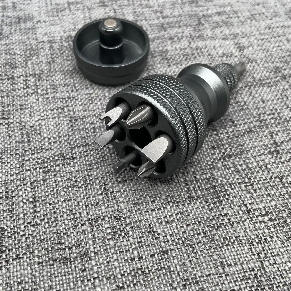 Mini Outdoor Multifunctional All Aluminum Screwdriver Combination Set Repair Tool