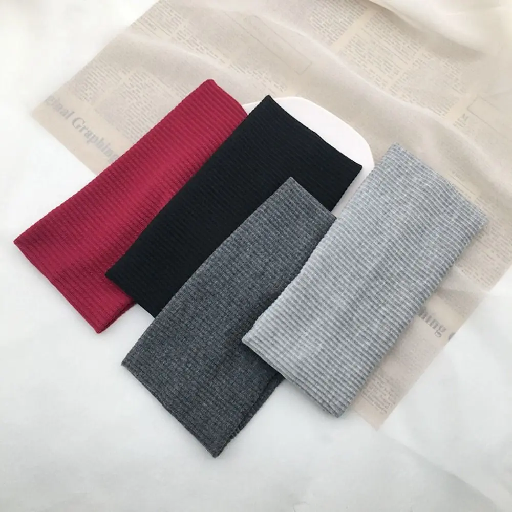 Bands Hair Wrap Brace Wide Hair Hoop Sports Running Female Hairbands Elastic Hair Bands Korean Style Headwear Knitted Headband