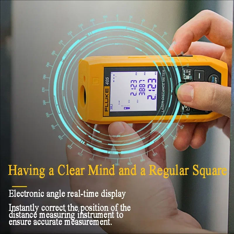 Fluke 404E 405 406E 408 410 40M-100M Multifunctional Rangefinder Digital Laser Range Finder Measuring Tool Laser Distance Meter