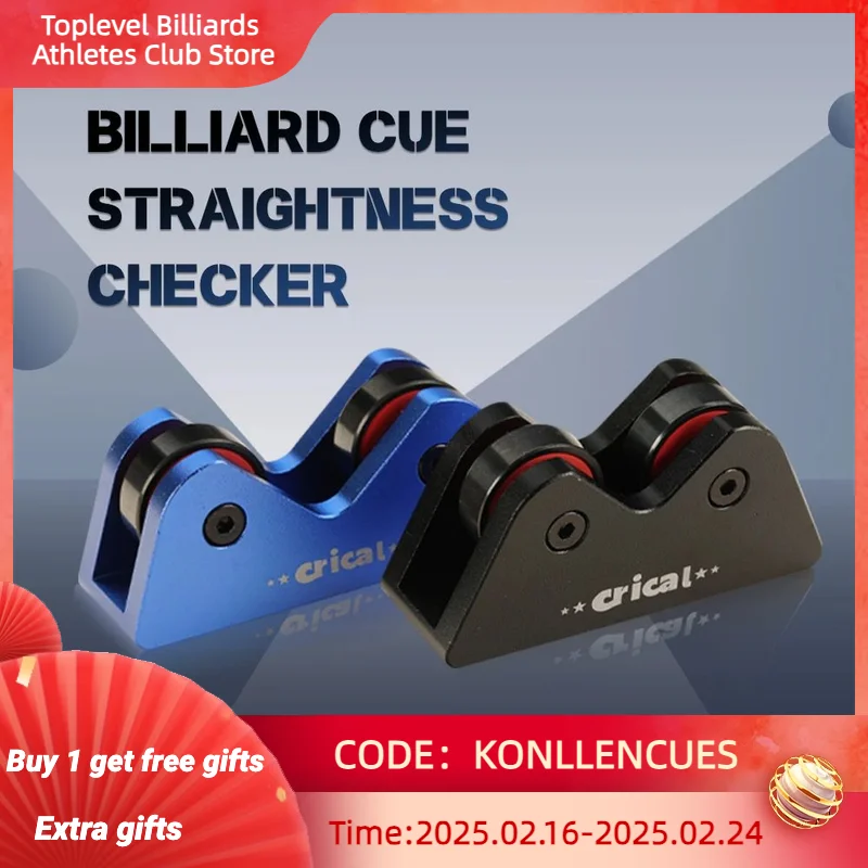 

CRICAL Cue Straightening Checker Tool, Snooker, Roller Straightness Detector, Maintaince Tool, Billiard Accessories