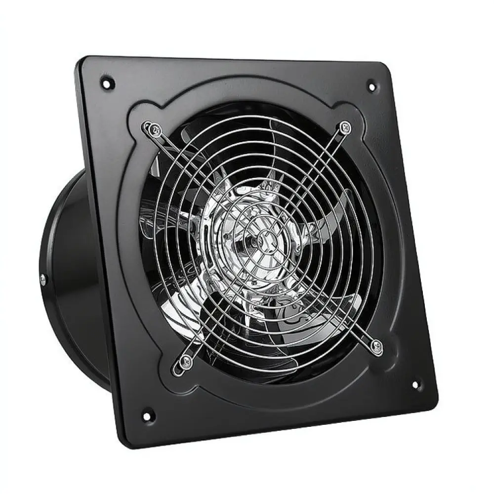 Industrial Air Exhaust Fan For Kitchen Bathroom Ventilation Blower Wall Mounted Metal Extractor Strong Air Circulation System