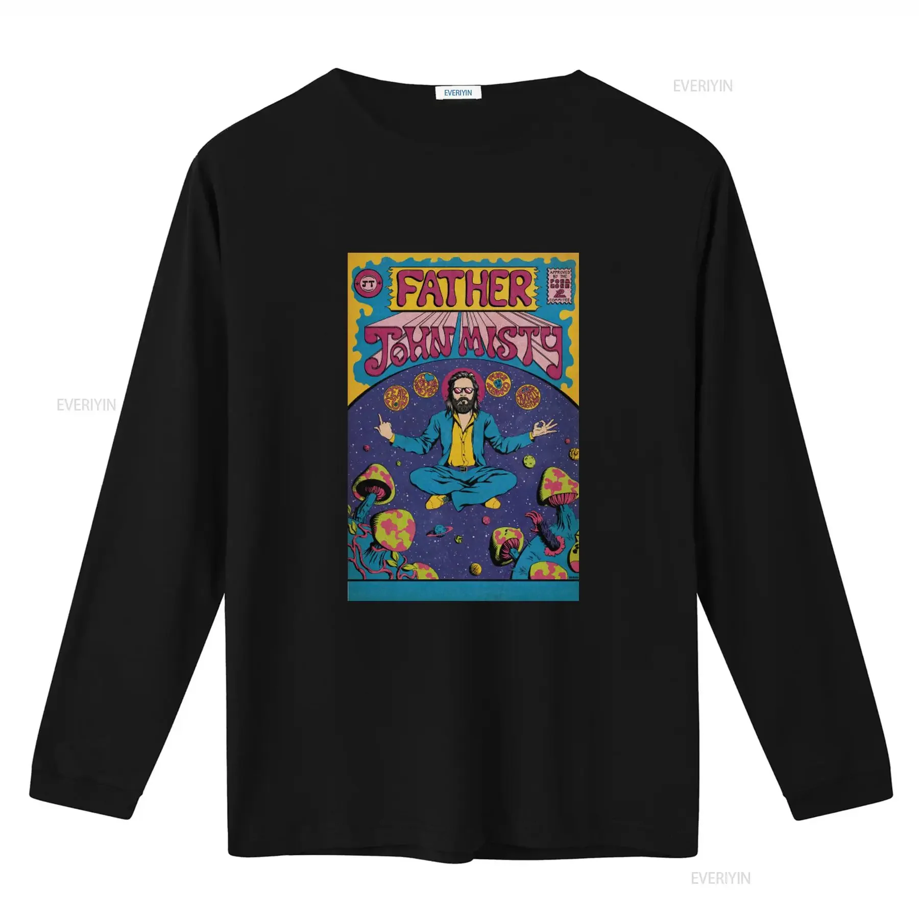 The Cosmic Adventures Of Father John Misty T Shirt S to 5XL Made in USA vintage Washed Soft designer clothes fashion Slightly
