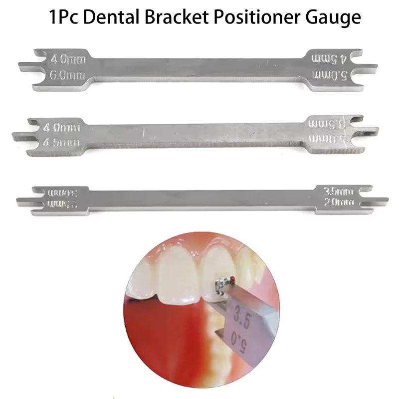 

1Pcs Dental Bracket Positioner Gauge Stainless Steel Rod Gauge Height Bracket Locator Dentist Instrument Equipment