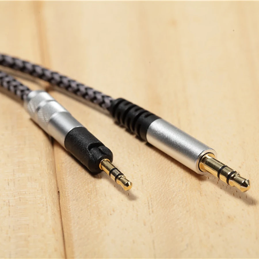 Replacement Cable for Sennheise HD598 HD558 HD518 HD 598 Headphone Earphone Headset 3.5mm to 2.5mm Stereo Bass Audio Cables