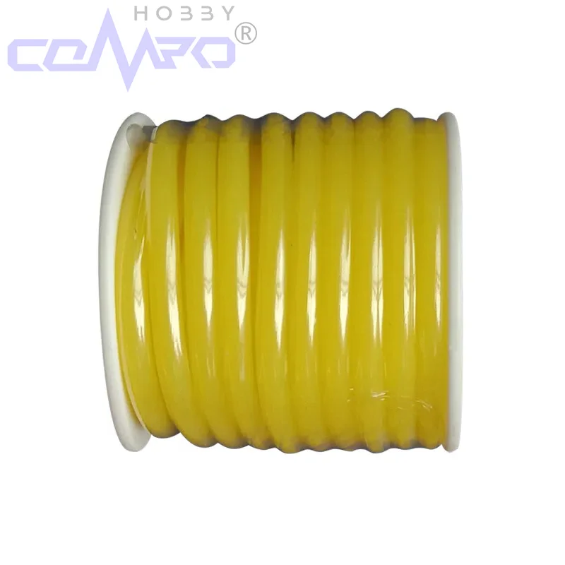 5M Silikonowa Przewód Paliwowy 1 Rolka D5x2.5mm Przewód Paliwowy Silnik Nitro (Żar) Do Modelu Samolotu RC Akcesoria Do Zbiornika Paliwa 6 Kolorów