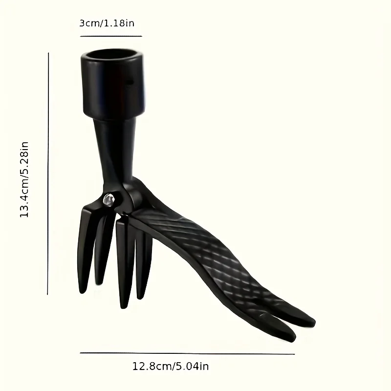 Stand Up Weed Puller Tool Adjustable Long Handle Heavy Duty Manual Weeder Root Remover with Claw for Garden Lawn Yard