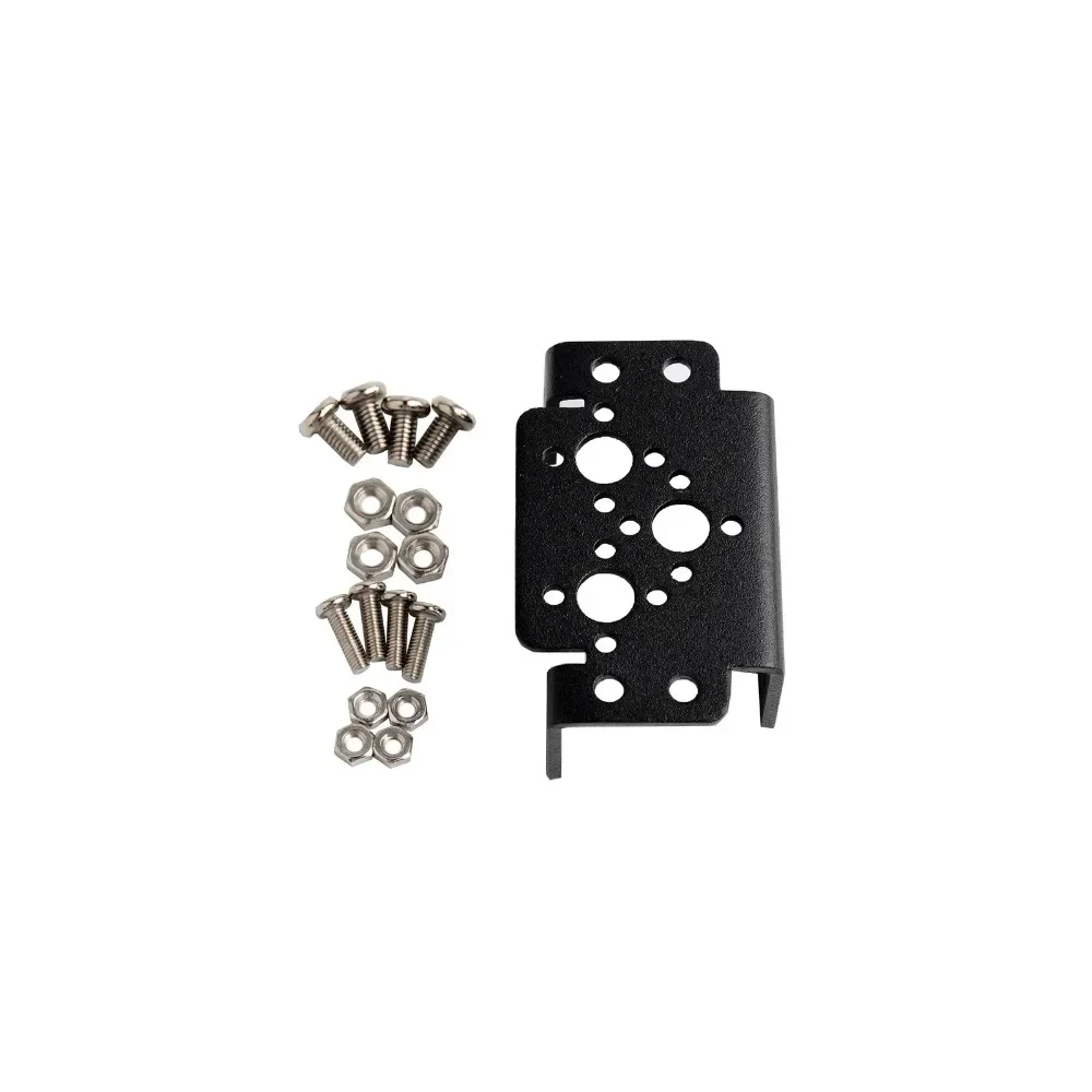 Universal Aluminum Servo Bracket Steering Gear Mount Holder for MG995 MG996R Robot Arm DIY Multifunction Robotics Hobbyists