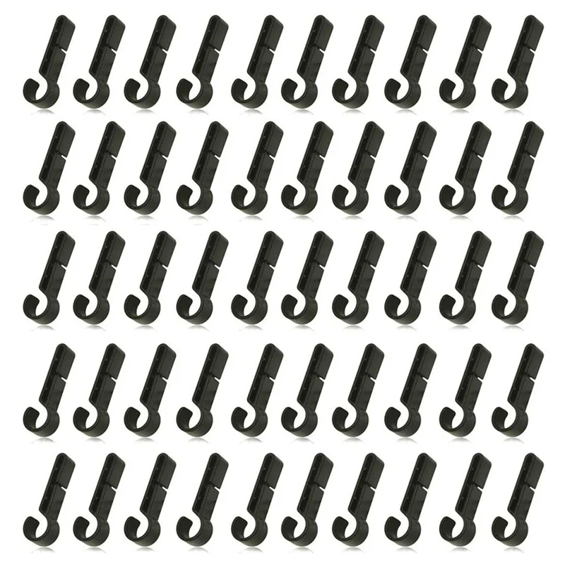 

RTENTE-Helmet Clips For Head Light Lamp Hard Hat Light Clips,Hardhat Accessory,Easily Mount Hook For Helmet,Cap Strap 500 Pcs