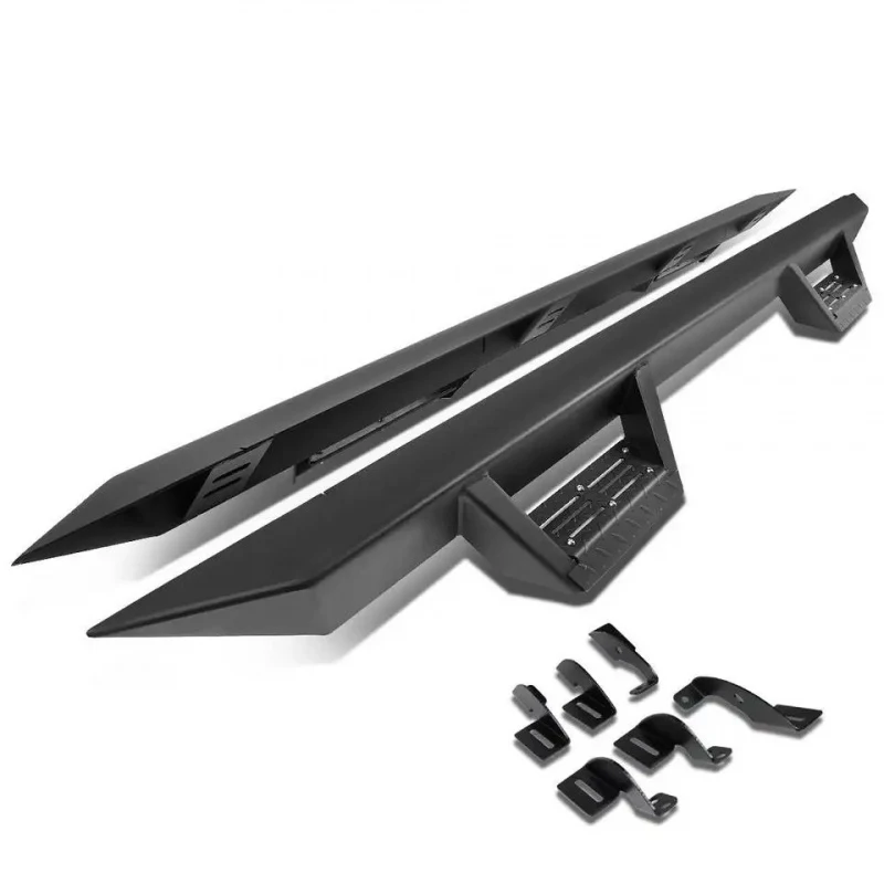 

Hot Selling Popular Off-road Parts Aluminum Alloy Black Running Boards Replacement ABS Side Steps 2005-2020