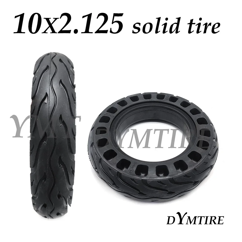 

10x2.125 Solid Tire for Electric Scooter 10 Inch Front and Rear High Quality Rubber Wear-Resistant Explosion-Proof Tubeless Tyre