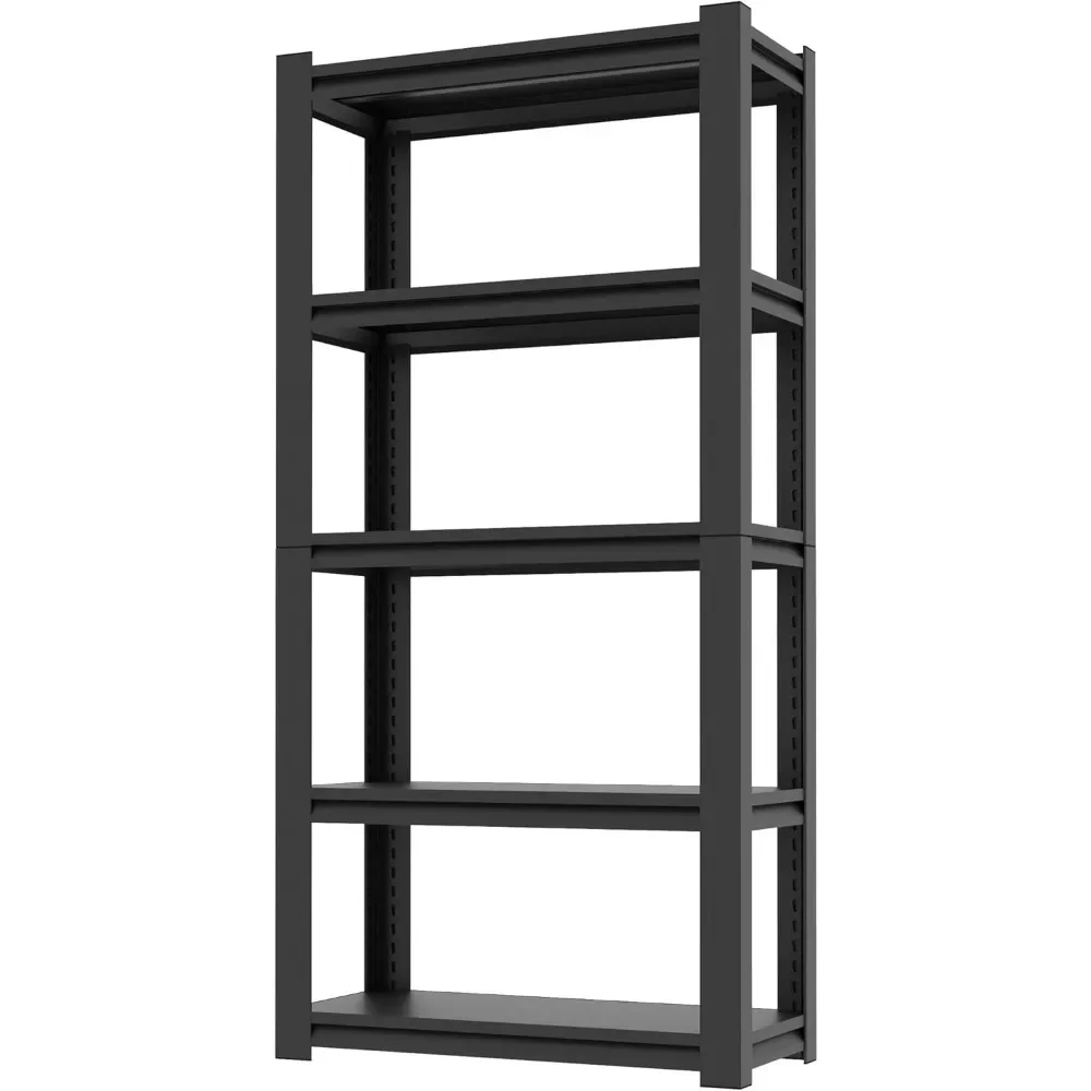 Garage Shelves, Heavy Duty, 2500Lbs 5 Tier Adjustable Garage Storage Shelves Suitable for Warehouse, Basement, Workshop, Kitchen