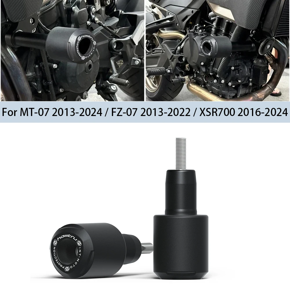 

For Yamaha MT-07 FZ07 SXR700 2013-2024 Motorcycle Falling Protector Crash Pad Frame Slider Protector