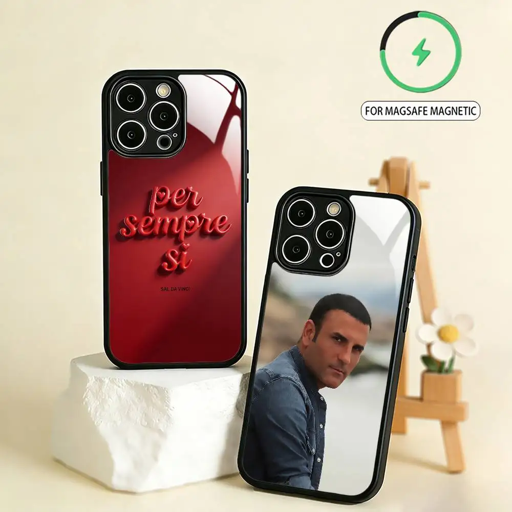 

S-Sal Da Vinci P-Per Sempre Si Phone Case For iPhone17,16,15,14,13,12,11 Plus,Pro Max Magnetic For Magsafe Wireless Charging