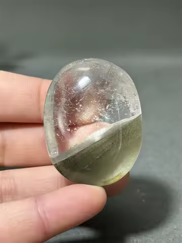 Natural White Crystal Ghost Palm Quartz Mineral Specimen Reiki Collection Treatment Witchcraft Energy Home Feng Shui Decorative