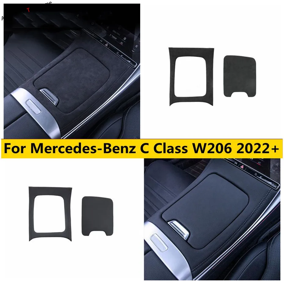 

Auto PU Leather / With Villus Style Central Control Panel Cover Trims Fit For Mercedes-Benz C Class W206 2022 - 2024 Accessories