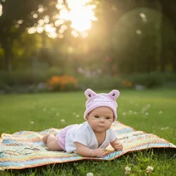 13Inch Open Mouth Full Silicone Bettie Bebe Reborn Girl With Painted Skin Newborn Baby Doll Lifelike Muñeca Reborn For Kids Gift