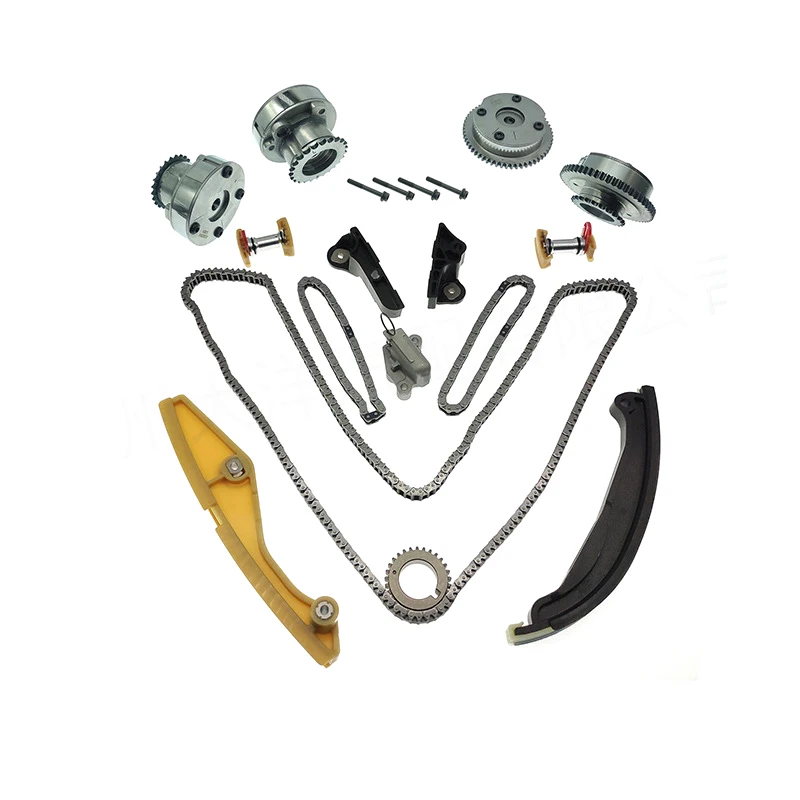 

Timing Chain Kit Cam Phaser VVT 90738S Fit For Ford Explorer F-150 Taurus AT4Z6K254A AT4Z6L266B AT4E6K297 AT4Z6K297A