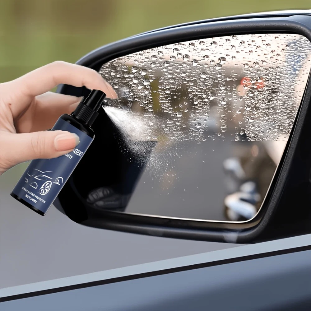 Nano Coating Spray That Is Waterproof for Car Windows, Mirrors, And Glass - a Rain Repellent for Glass That Improves Visibility