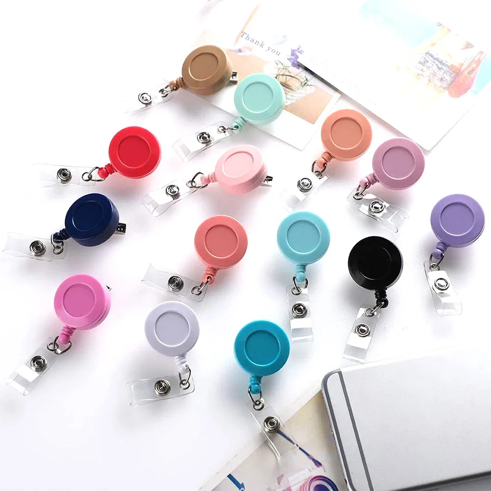 Imagem -04 - Suporte de Crachá Retrátil com Jacaré id Badge Reel Enfermeira Clips 10 Pcs por Lote