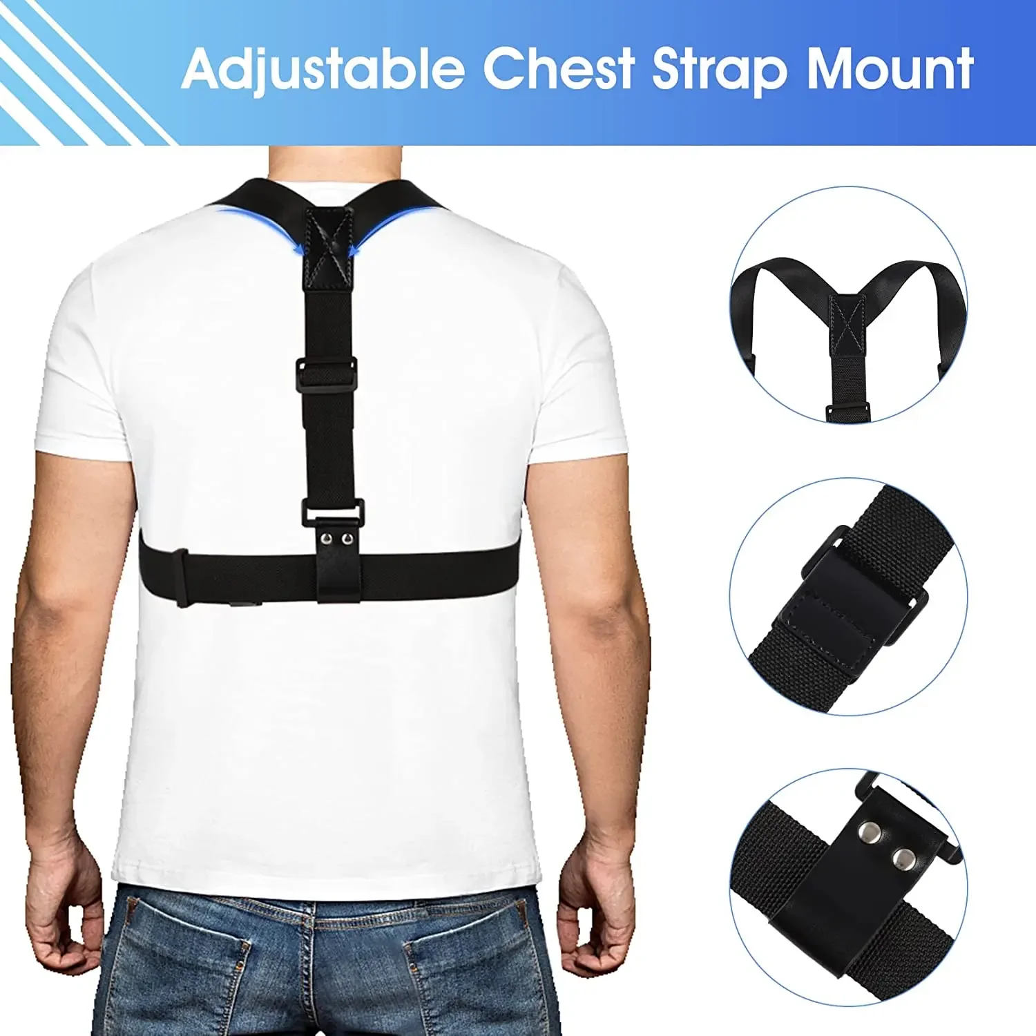 Body Camera Blet For BOBLOV KJ21 WA7 WN9 HD31 HD66 Series Body Worn Camera Belt Camera chest belt chest strap cam shoulder strap