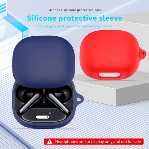 Imagen 2 del producto Estuche de transporte de silicona para auriculares Anker Soundcore Liberty 4 Pro, funda protectora resistente a los arañazos y a prueba de arañazos