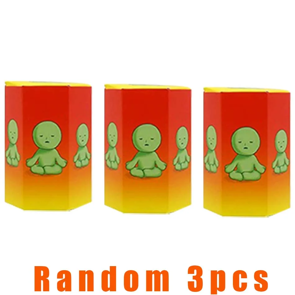 Geschenk: Mehrteilige Serie Leuchtender Grüner Puppen-Blindbox – Überraschungs-Actionfiguren als Desktop-Deko-Modellspielzeug