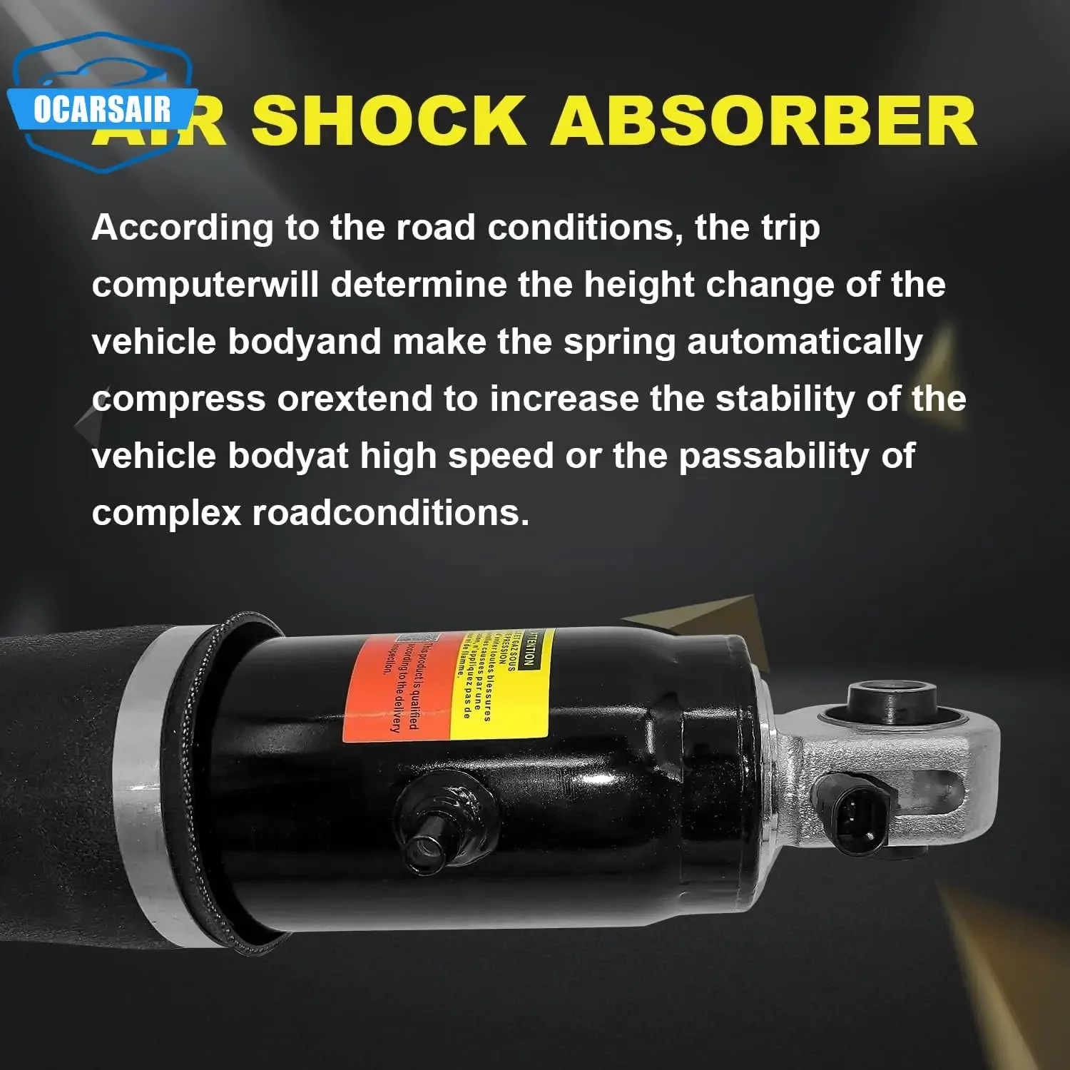 23487280 Rear Air Shock Absorber fir for Cadillac Escalade Chevy Avalanche Suburban 1500/2500/Tahoe,GMC Yukon/Yukon XL 2008-2014