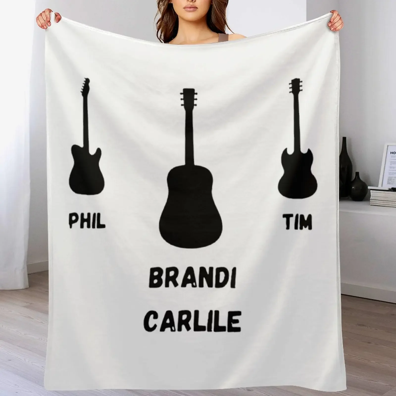 

Brandi Carlile Throw Blanket Foldable Soft Warm Blanket for Outdoor Use