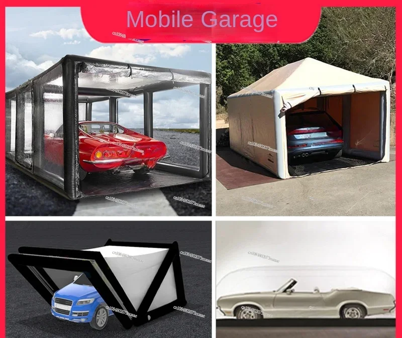 Multifunctional Inflatable Tent: Outdoor Mobile Garage and Transparent Car Beauty Spray Booth