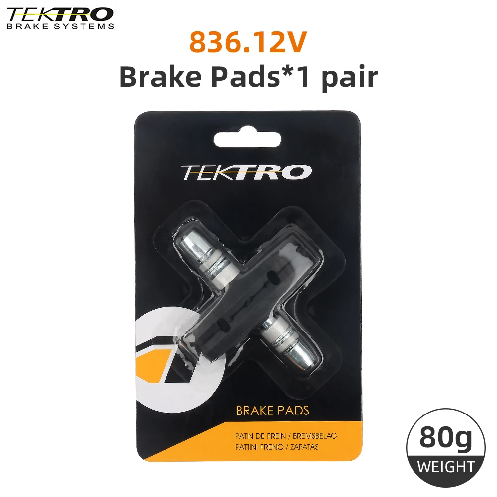 AliExpress TEKTRO 836.12V Bike Aluminium Alloy Brake Pads Brake Shoes For Rims Brake Capliers V-Brake Pads