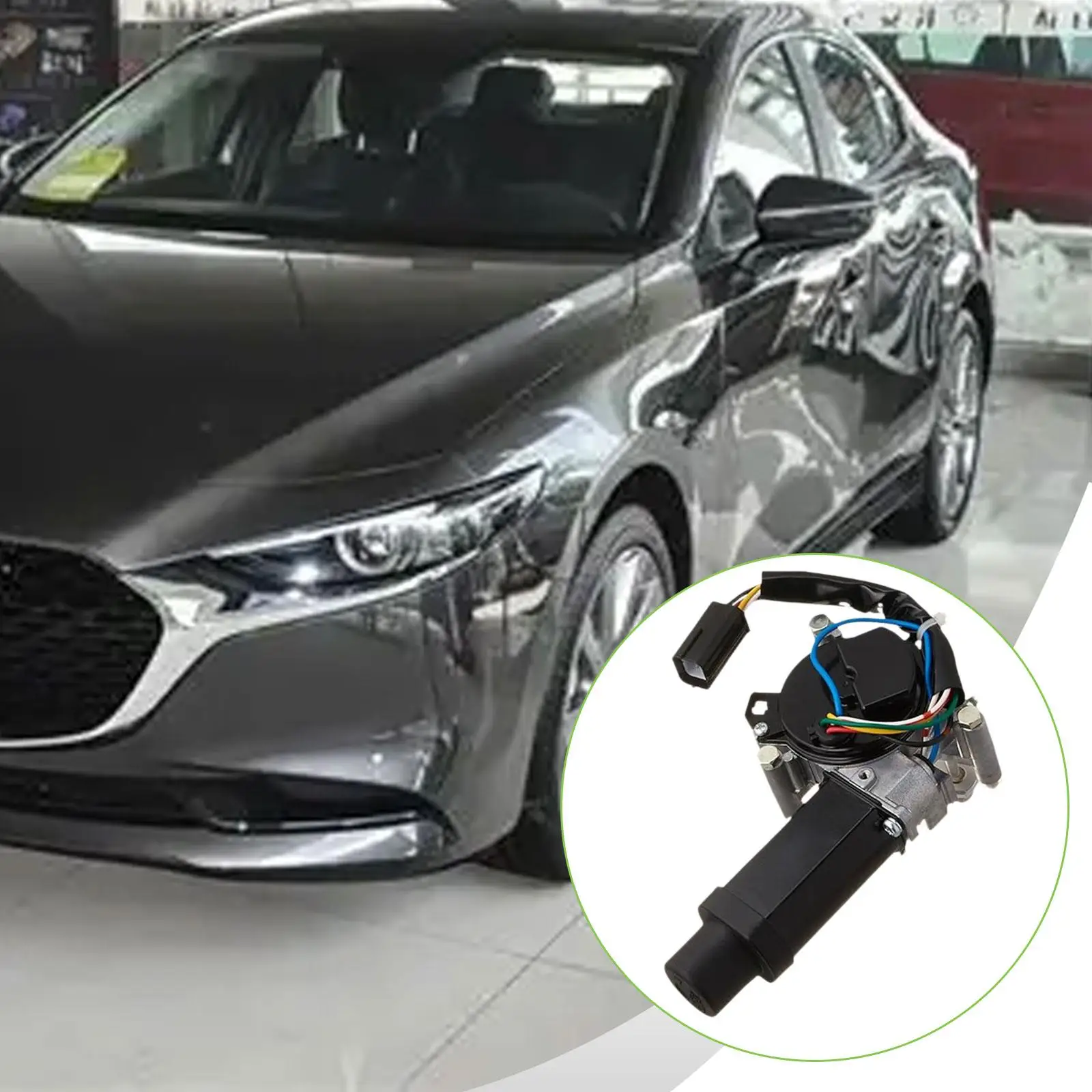 محرك المصباح الأمامي المتوافق NA01-51- ملحقات سوداء لقطع غيار قوية MX5 Miata Professional سهلة التركيب
