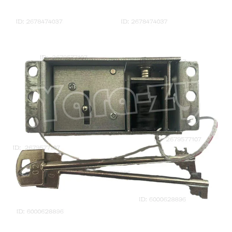 Solenoid Gun Cabinet Lock Blade Valve Safe Accessory with Emergency Key - Home Security Hardware