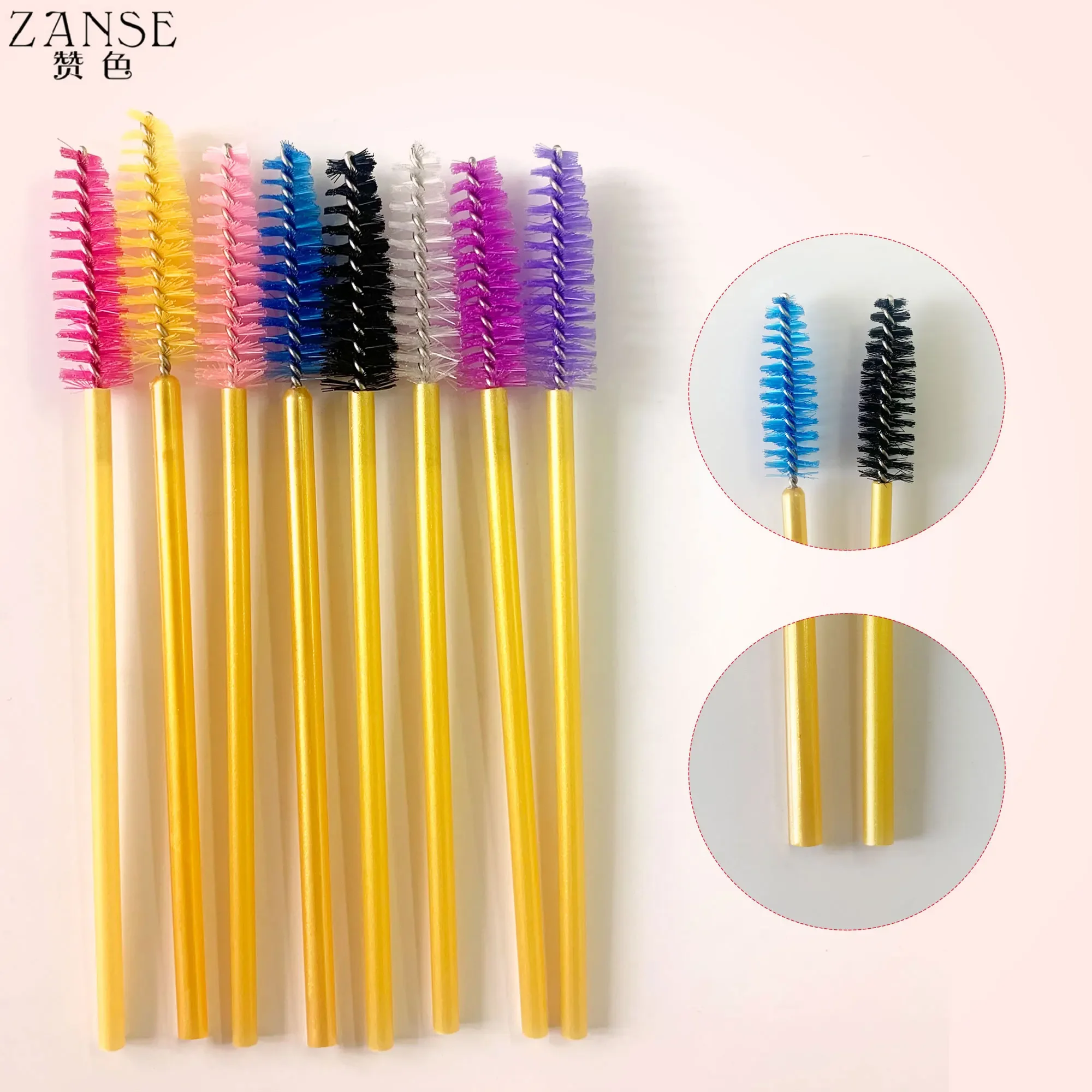 500pcs Eyelash Brush Makeup Brush Mascara Wands Eyelash Extension Tools Applicator Lash Extension Supplies Wholesale