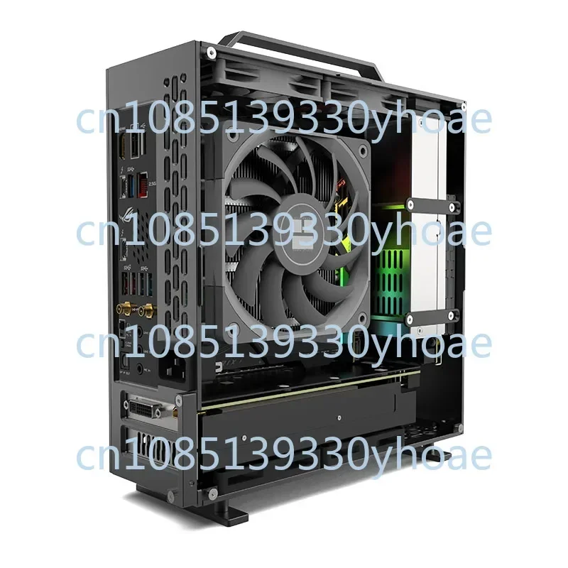 Mini A24-V5 2.0 dual-slot single display 1u power supply itx chassis, double-sided chamfering