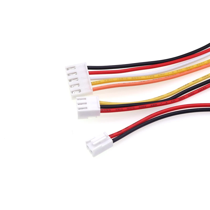 5PCS JST VH3.96 VH 3.96mm Female Housing Plug Connector Wire Cable 2 3 4 5 6 7 8 9 10Pin 22AWG Wire 20cm Length