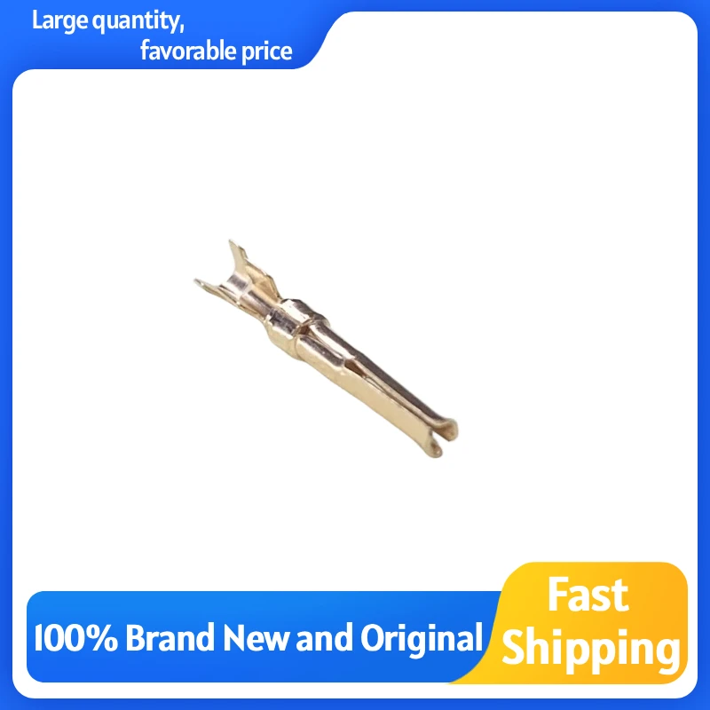 

50pcs Crimp Terminals,1-66504-0/1-66506-0,D-Sub Connector Contacts,Pin,Gold Flash,Cable-to-Cable,Genuine Product,TE