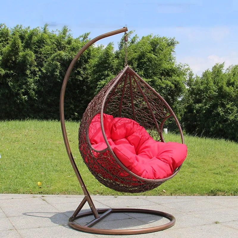 Hanging Chair Swing Hammock Nest Swing Leisure Hanging Egg Chairs Indoor Balcony Swing with Stand Rocking Chairs House Furniture