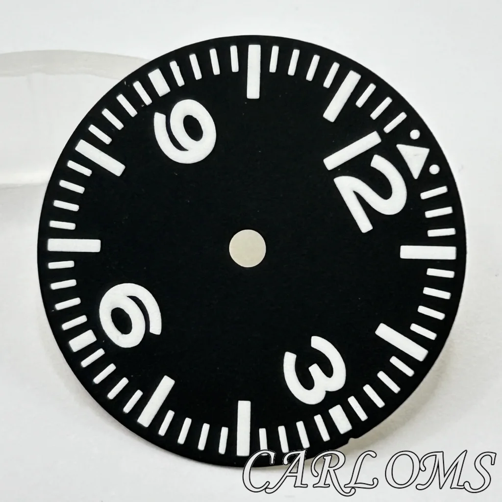 TOP 29mm NH35 NH36 4R35 4R36 7S26 7S36 Movement Black Sterile Luminous Watch Dial